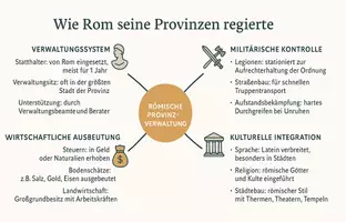 Vorschau - Arbeitsblätter - Arbeitsblatt "Wie Rom seine Provinzen regierte" + interaktive Lösung & MP3 + Mindmap + Infografik - Seite 3