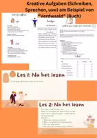 Vorschau - Unterrichtsreihen - NL Unterrichtsreihe: Kreative Aufgaben am Beispiel von "verdwaald" - Deckblatt