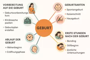 Vorschau - Arbeitsblätter - Lernposter + Arbeitsblätter zum Thema "Geburt" + Lösung & MP3 + Mindmap + Infografik - Seite 3