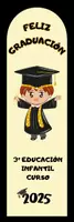 Vista previa - Decoración del aula - MARCAPAGINAS Y DIPLOMA PARA GRADUACIÓN INFANTIL - página 3