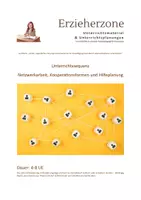 Vorschau - Stundenentwürfe - Netzwerkarbeit, Kooperationsformen & Hilfeplanung, 4-8 UE, Lernfeld 6: „Kinder, Jugendliche und junge Erwachsene bei der Bewältigung besonderer Lebenssituationen unterstützen“ - Deckblatt