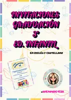 Vista previa - Tarjetas / Manipulativos - INVITACIONES PARA GRADUACIÓN INFANTIL - Portada
