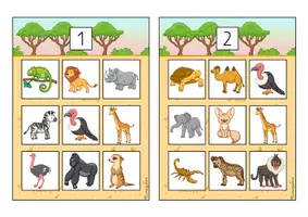 Vorschau - Spiele - Bilderbingo: Afrika / Safari - Seite 3