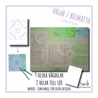 förhandsvisning - Vägar till stad (bilmatta) - försättsblad