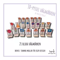 förhandsvisning - 3D-pyssel Vägmärken till staden - sida 2