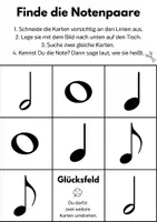 Vorschau - Spiele - Rhythmusspiel: Finde die Noten- und Pausenpaare (Vorlagen) - Deckblatt