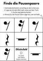 Vorschau - Spiele - Rhythmusspiel: Finde die Noten- und Pausenpaare (Vorlagen) - Seite 3