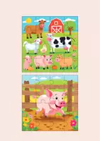 Vista previa - Juegos / Gamificación - PUZLES DE ANIMALES DE GRANJA DISTINTA DIFICULTAD - página 3