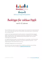 Vorschau - Fördermaterial/Inklusion - Buchtipps für schlaue Köpfe von 6–12 Jahren - Deckblatt