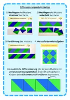 Vorschau - Stationenlernen - Stationen - Muster nachlegen und fortführen TEIL 1 - vielfach differenziert - Seite 2