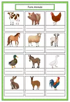 Vorschau - Arbeitsblätter - Dictionary Farm Animals - Seite 1
