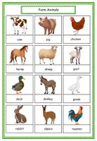 Vorschau - Arbeitsblätter - Dictionary Farm Animals - Seite 2