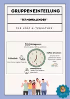 Vorschau - Aufgabenkarten - Gruppeneinteilung - Deckblatt