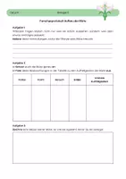 Vorschau - Arbeitsblätter - Legebild - Aufbau der Blüte - Deckblatt