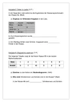 Vorschau - Klassenarbeiten - Klassenarbeit zum Thema: Natürliche Zahlen und Diagramme (Klasse 4/5) - Seite 2