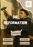 Vorschau - Stundenentwürfe - Unterrichtsreihe: Die Reformation und ihre Folgen - Deckblatt