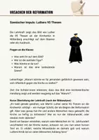 Vorschau - Stundenentwürfe - Unterrichtsreihe: Die Reformation und ihre Folgen - Seite 3
