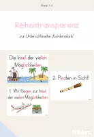 Vorschau - Poster - Reihentransparenz zur Unterrichtsreihe "Kombinatorik" - Deckblatt