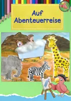 Vorschau - Mal- und Bastelvorlagen - Kunst Grundschule, Fantasiereise/ Abenteuerreise - Deckblatt