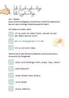 Vorschau - Arbeitsblätter - Material vergessen - Fahrplan zum Tasche packen plus Packliste - Seite 2