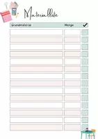 Vorschau - Arbeitsblätter - Material vergessen - Fahrplan zum Tasche packen plus Packliste - Seite 3