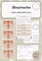 Vorschau - Arbeitsblätter - 9. UE Sexualerziehung: Menstruation - Deckblatt