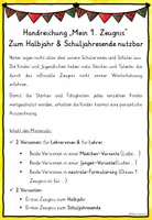 Vorschau - Fördermaterial/Inklusion - Erstes Zeugnis 1. Klasse zum Halbjahr & Schuljahresende - Seite 1