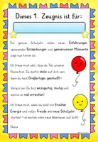 Vorschau - Fördermaterial/Inklusion - Das erste Zeugnis Klasse 1 zum Halbjahr & Schuljahresende - Seite 3