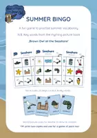 Aperçu - Jeux - Brown Owl at the Seashore - SUMMER BINGO - Page de couverture
