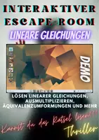 Vorschau - Spiele - Gleichungen lösen - interaktiver Escape-Room - Seite 1