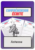 Aperçu - Feuilles d'exercices - Compréhension écrite – Antenne + corrigés - Page de couverture