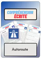 Aperçu - Feuilles d'exercices - Compréhension écrite – Autoroute + corrigés - Page de couverture