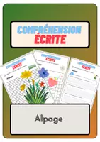 Aperçu - Feuilles d'exercices - Compréhension écrite – Alpage + corrigés (1) - Page de couverture