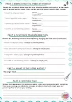 Aperçu - Feuilles d'exercices - Ed sheeran - old phone song worksheet + answer keys - Page 1