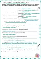Aperçu - Feuilles d'exercices - Ed sheeran - old phone song worksheet + answer keys - Page 3