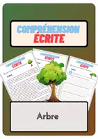 Aperçu - Feuilles d'exercices - Compréhension écrite – Arbre + corrigés - Page de couverture