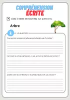 Aperçu - Feuilles d'exercices - Compréhension écrite – Arbre + corrigés - Page 3