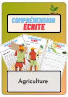 Aperçu - Feuilles d'exercices - Compréhension écrite – Agriculture + corrigés - Page de couverture