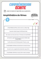Aperçu - Feuilles d'exercices - Compréhension écrite – Amphithéâtre de Nîmes + corrigés - Page 2