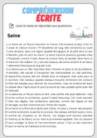 Aperçu - Feuilles d'exercices - Compréhension écrite – Seine + corrigés - Page 1