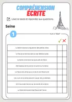 Aperçu - Feuilles d'exercices - Compréhension écrite – Seine + corrigés - Page 2