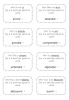 Vorschau - Aufgabenkarten - j'ai...qui a... passé composé (avoir & être) - Seite 3