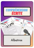 Aperçu - Feuilles d'exercices - Compréhension écrite – Albatros + corrigés - Page de couverture