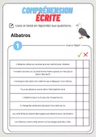 Aperçu - Feuilles d'exercices - Compréhension écrite – Albatros + corrigés - Page 2