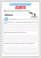 Aperçu - Feuilles d'exercices - Compréhension écrite – Albatros + corrigés - Page 3
