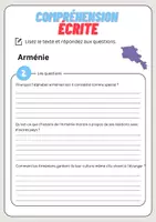 Aperçu - Feuilles d'exercices - Compréhension écrite – Arménie + corrigés - Page 3