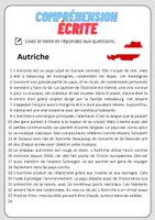 Aperçu - Feuilles d'exercices - Compréhension écrite – Autriche + corrigés - Page 1