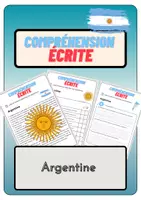 Aperçu - Feuilles d'exercices - Compréhension écrite – Argentine + corrigés - Page de couverture