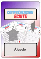 Aperçu - Feuilles d'exercices - Compréhension écrite – Ajaccio + corrigés - Page de couverture