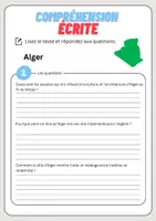 Aperçu - Feuilles d'exercices - Compréhension écrite – Alger + corrigés - Page 3